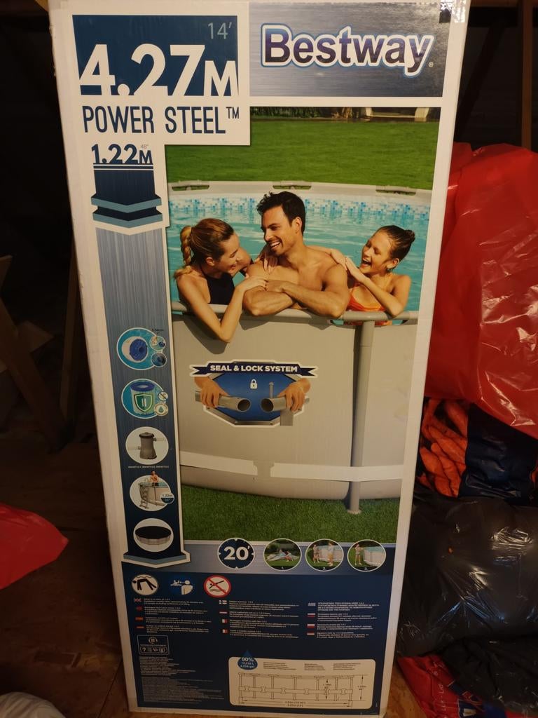 Piscine autoportante 4m20, Jardin & Terrasse, Enlèvement