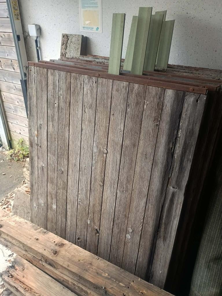 steenschotten, Doe-het-zelf en Bouw, Hout en Planken, Ophalen, Gebruikt, 25 tot 50 mm, Eiken