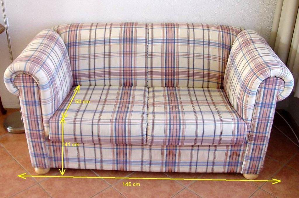 Zetel (tweezits) / Gratis, Ophalen, Gebruikt, Tweepersoons, Rechte bank