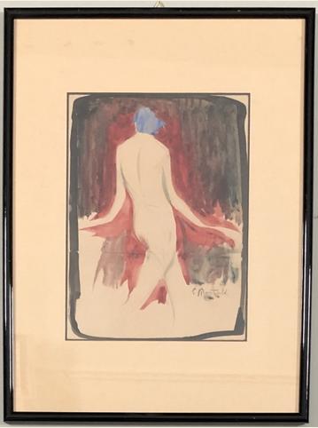 aquarelle signe constant montald, Antiquités & Art, Art | Peinture | Classique, Enlèvement ou Envoi