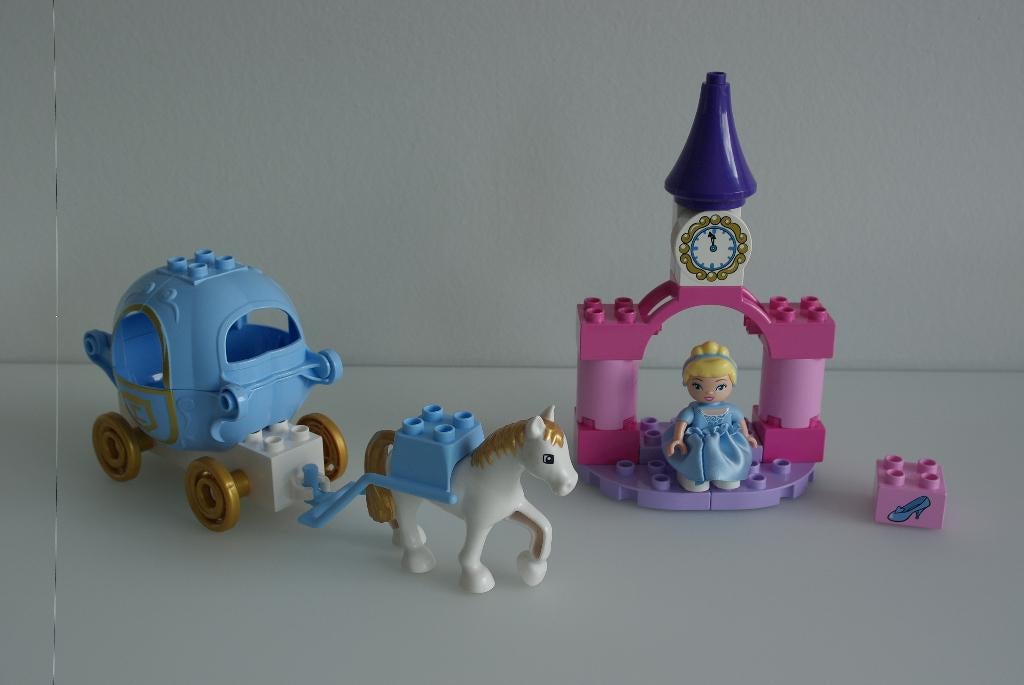 duplo koets assepoester n 6153, Kinderen en Baby's, Speelgoed | Duplo en Lego, Ophalen of Verzenden, Zo goed als nieuw, Duplo
