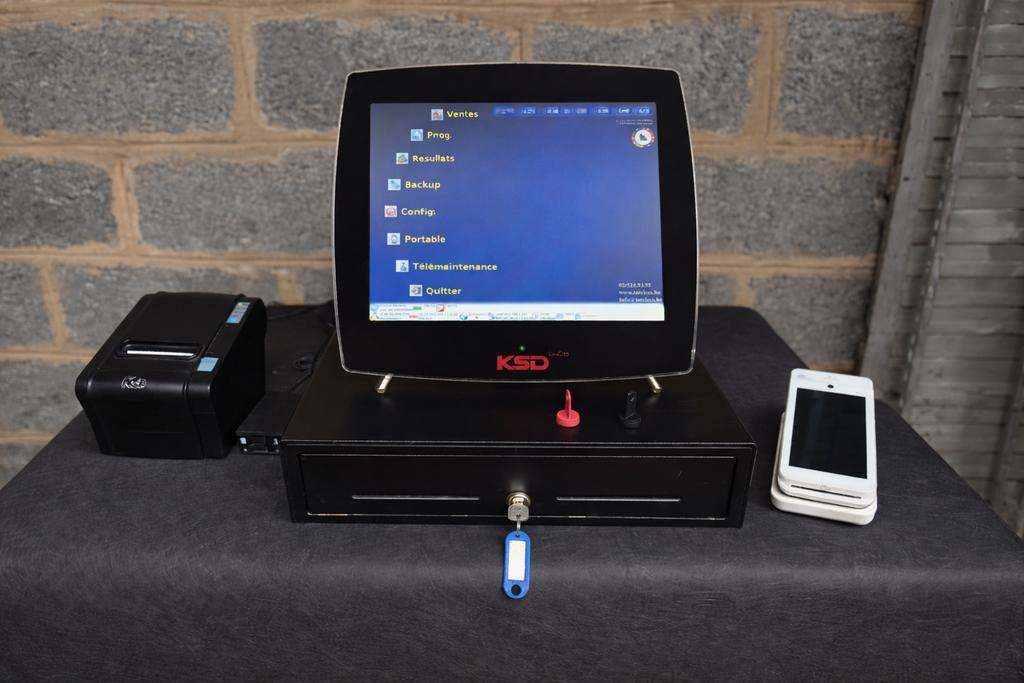 Caisse enregistreuse KSD complète avec garantie, Articles professionnels, Horeca | Autre, Enlèvement