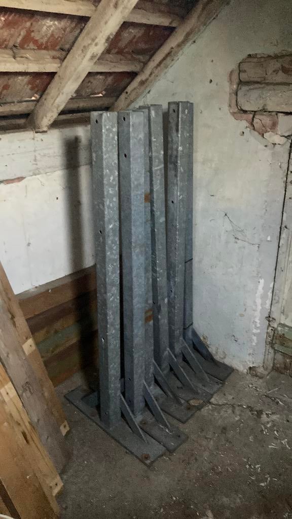 Stevige metalen voet 6 STUKS, Bricolage & Construction, Quincaillerie & Fixations, Enlèvement, Comme neuf