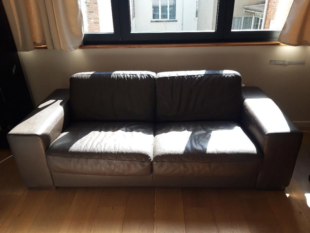 Design-slaapbank Natuzzi, Huis en Inrichting, Zetels | Zetels, Ophalen, Gebruikt, Driepersoons, 75 tot 100 cm