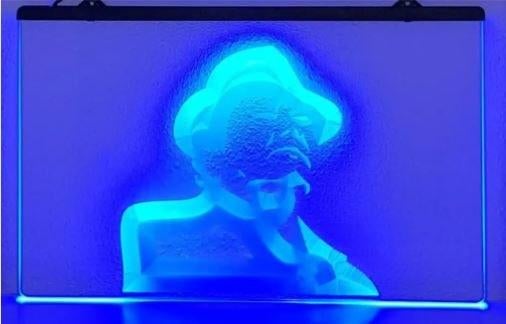 ÉCLAIRAGE MUSICAL À DÉCORATION LED 3D ANDRE HAZES, Enlèvement ou Envoi, Panneau publicitaire