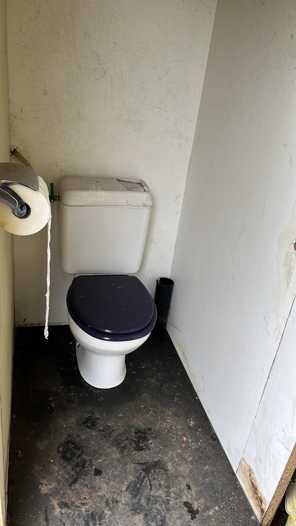 Werfwc - bouwtoilet, Doe-het-zelf en Bouw, Ophalen, Gebruikt