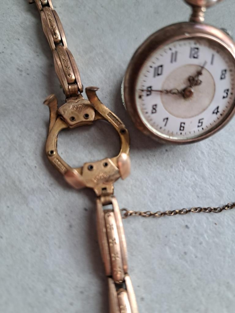 Zakhorloge in armband, Ophalen of Verzenden, Zakhorloge