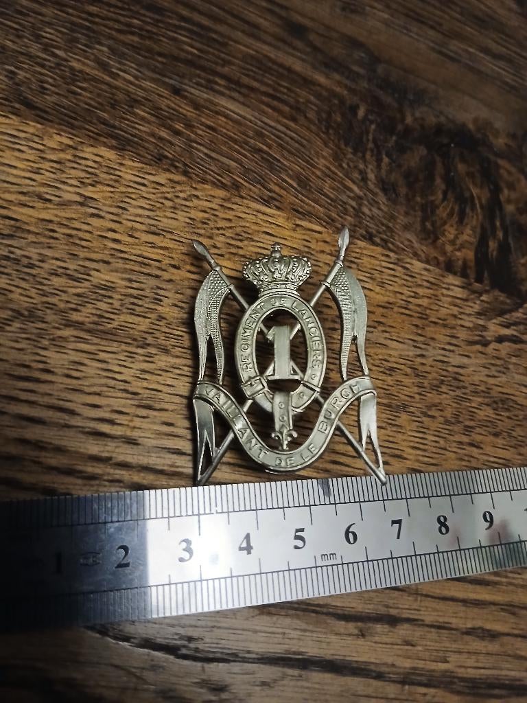 Insigne 1 regiment lanciers 1L a anneaux, Envoi, Armée de terre, Emblème ou Badge