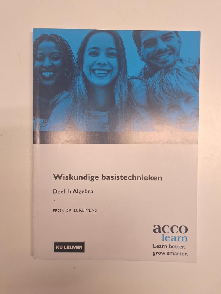 Dirk Keppens - Wiskundige basistechnieken, Ophalen of Verzenden, Dirk Keppens