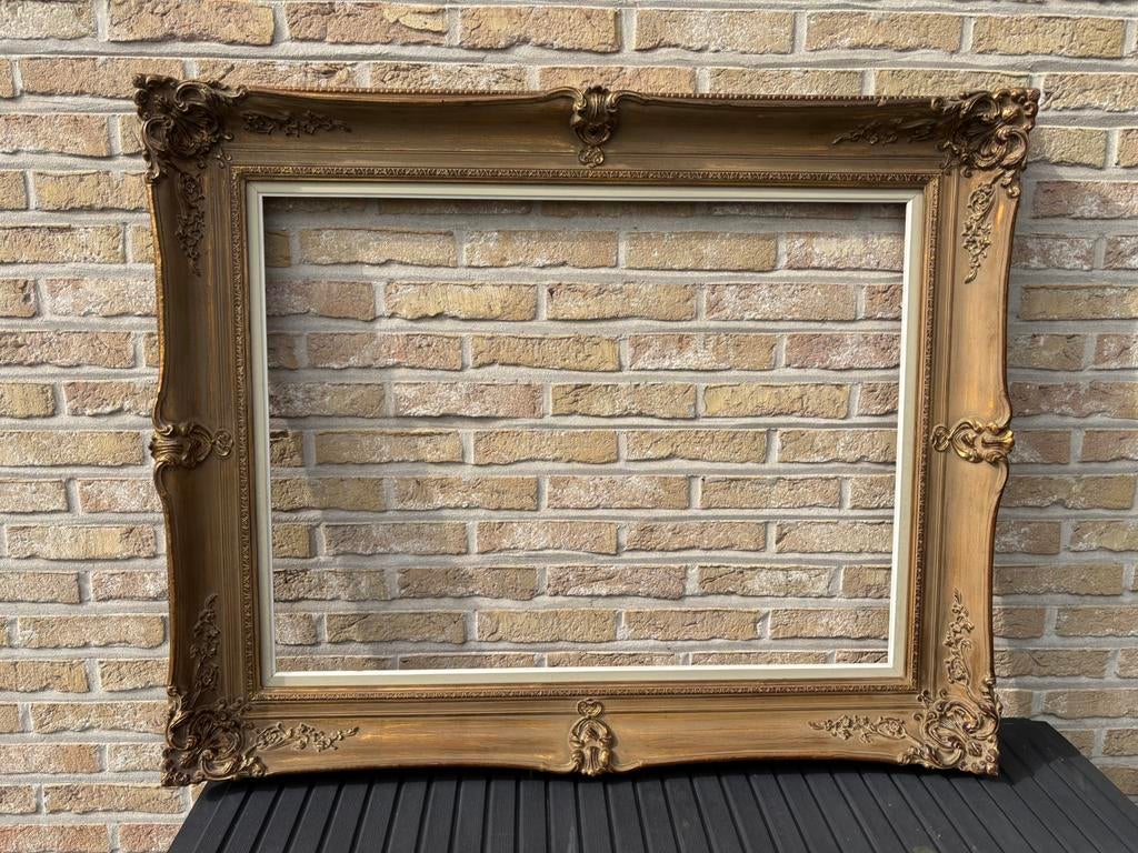 Beau cadre baroque pour peinture, miroir de 80 x 60 cm., Maison & Meubles, Accessoires pour la Maison | Cadres, Enlèvement, Utilisé