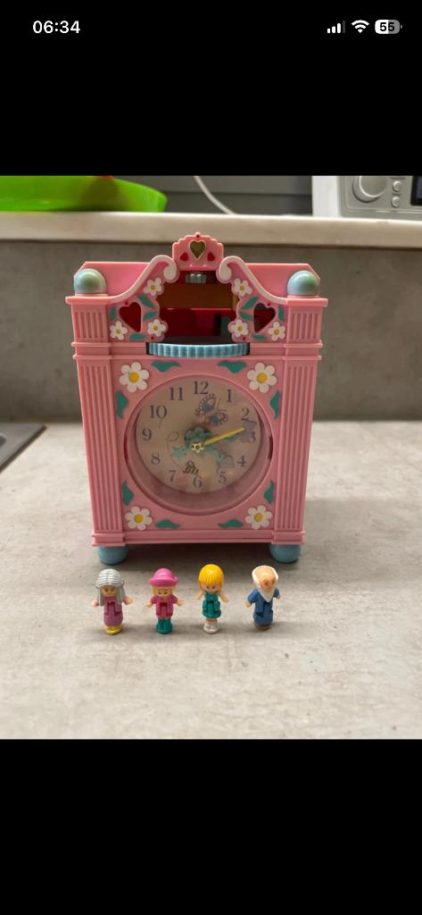 Polly pocket funtime clock, Verzamelen, Speelgoed, Ophalen of Verzenden, Zo goed als nieuw