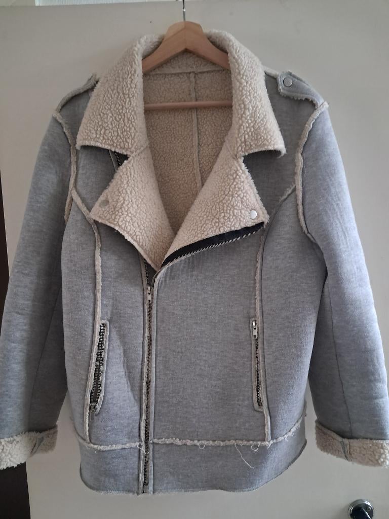 Grijze winter vest, Kleding | Dames, Maat 42/44 (L), Zo goed als nieuw, Grijs, Ophalen