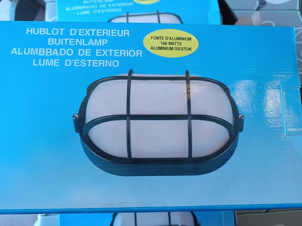 Set van 4 NIEUWE patrijspoorten voor buiten - 100W gegoten a