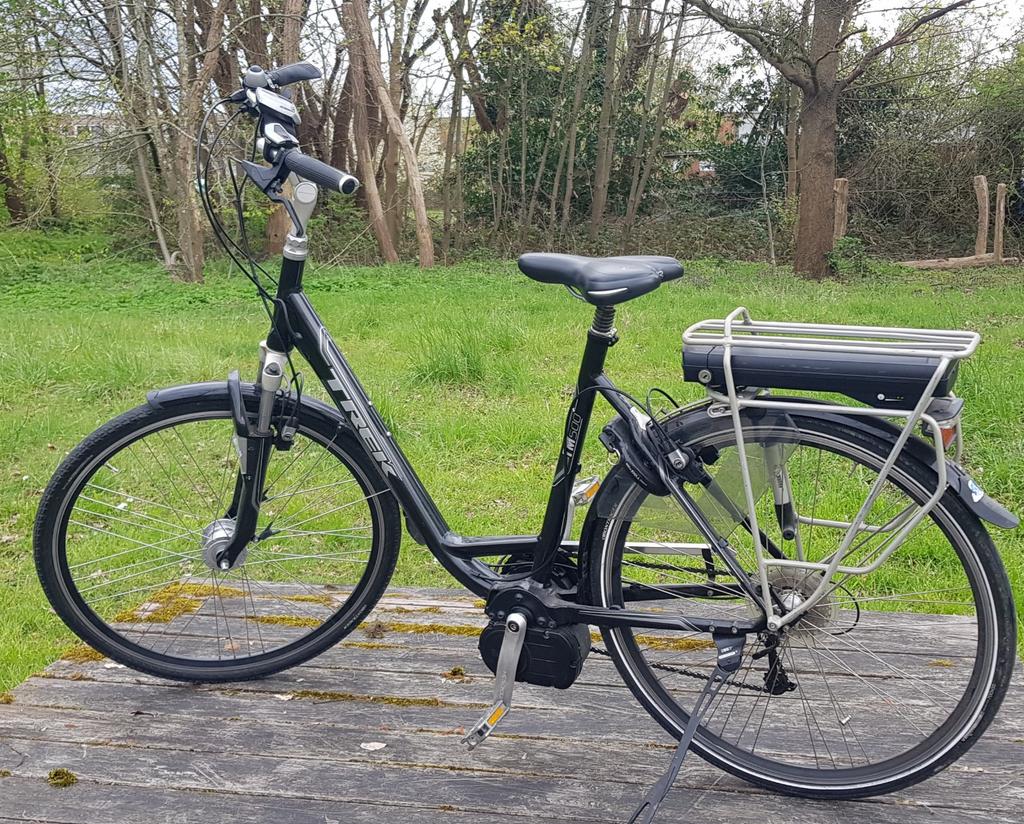 Elektrische Damesfiets Trek Bosch Middenmotor, Ophalen, Zo goed als nieuw