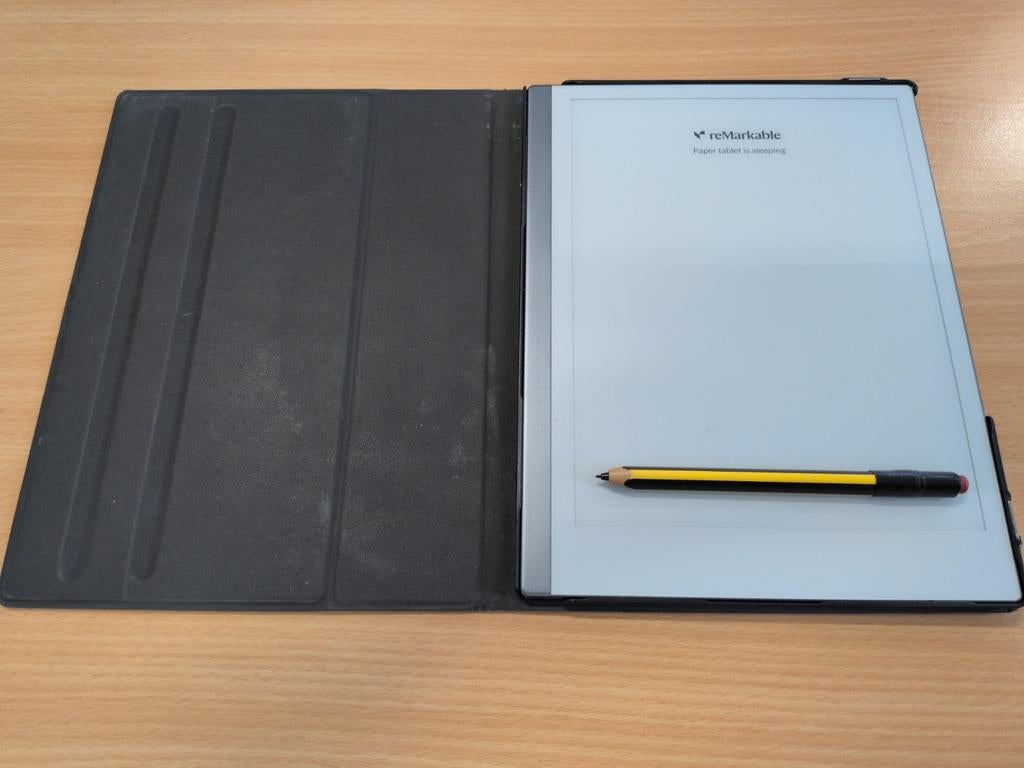 Te koop reMarkable 2 met lederen hoes en staedler pen, Computers en Software, Ophalen, ReMarkable II, Multi-touch, Zo goed als nieuw