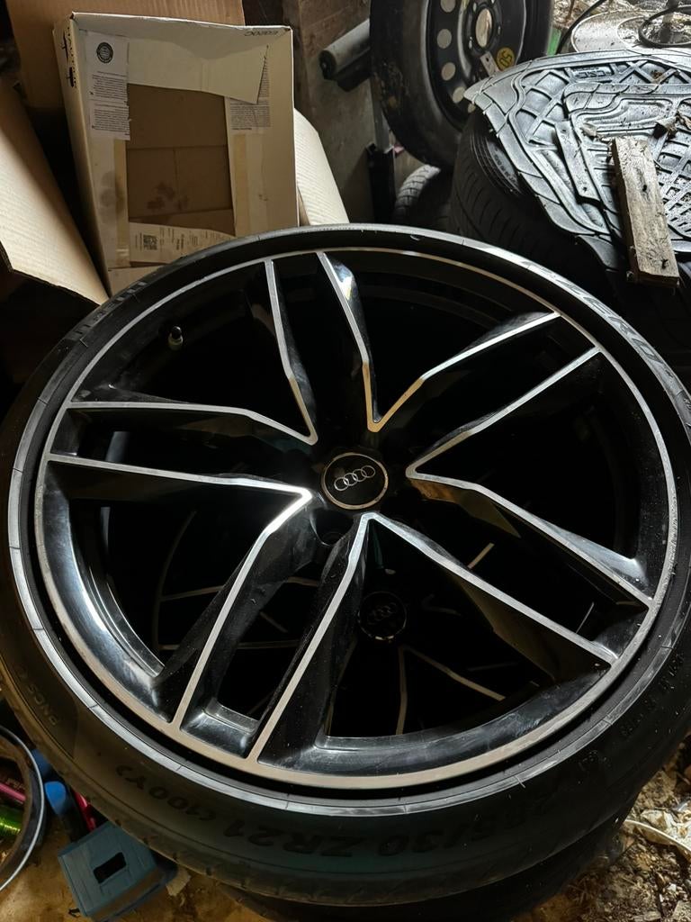 Jantes audi rs6 c7 21 pouces 5x112, Autos : Pièces & Accessoires, Enlèvement, Audi