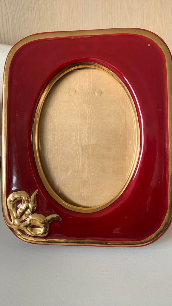 Italiaans keramiek fotokader “ Zanotto Bassano”, Huis en Inrichting, Ophalen of Verzenden, Zo goed als nieuw