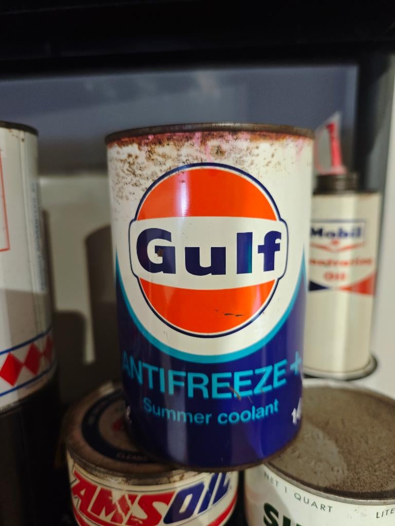 Bidon d’huile olieblik olie blik oil can vintage, Collections, Enlèvement ou Envoi, Utilisé, Emballage