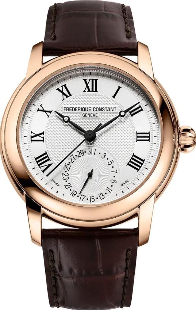 Frederique Constant Classic, Autres marques, Cuir, Or, Enlèvement