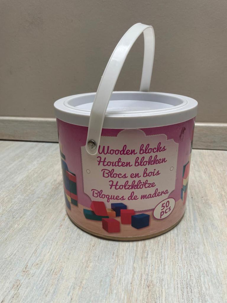 Houten kubus, Ophalen, Zo goed als nieuw