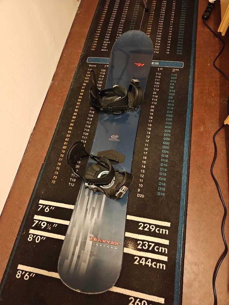 Snowboard (163) + bindingen, Sport en Fitness, Ophalen, Bindingen