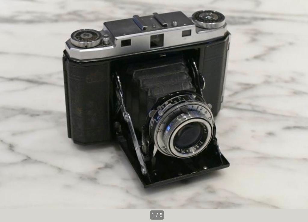 Zeiss Ikon Ikonta 524/16 Novar Anastigmat 75 mm f/3,5, Enlèvement ou Envoi, 1960 à 1980, Appareils photo