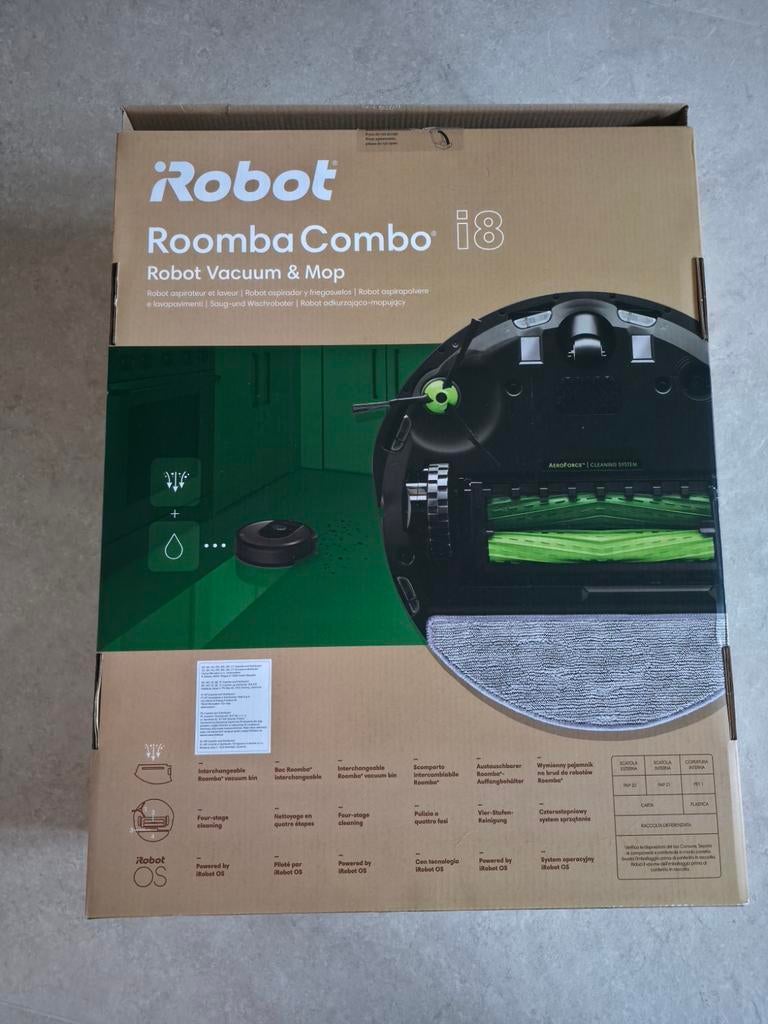 Aspirateur Roomba Combo I8 WIFI, Stofzuiger