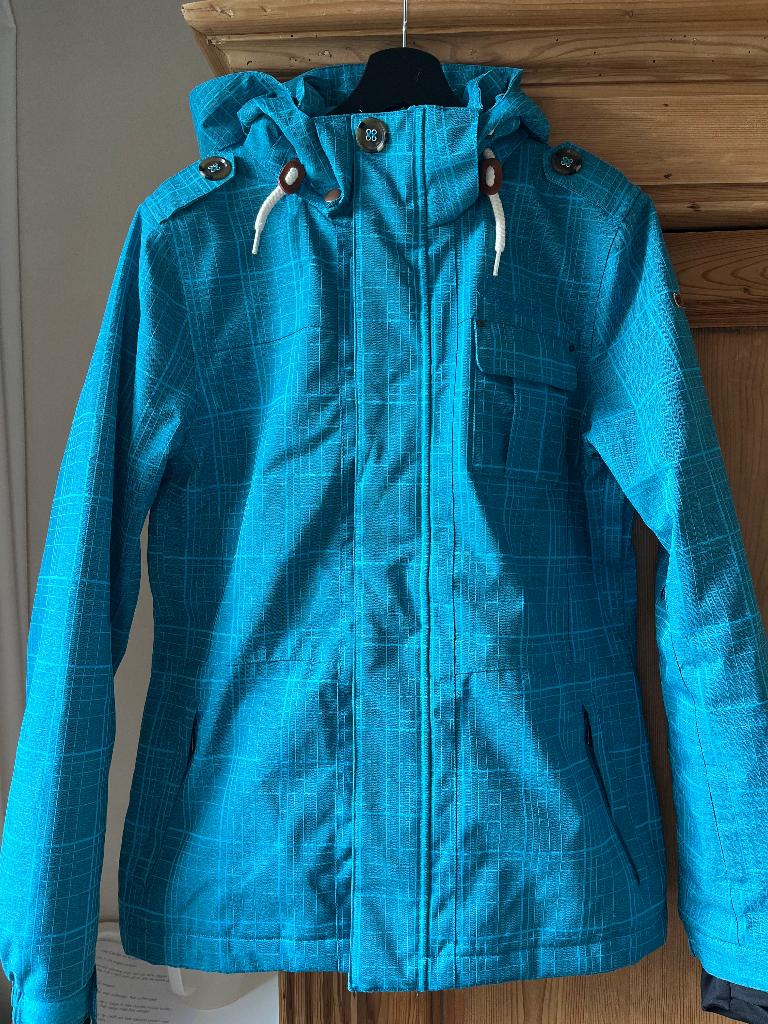 skijas Protest Turquoise kleur en ruitmotief, Kleding | Dames, Wintersportkleding, Zo goed als nieuw, Protest, Jack, Ophalen