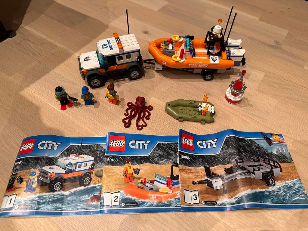LEGO City 4x4 Reddingsvoertuig - 60165, Ophalen, Zo goed als nieuw, Lego