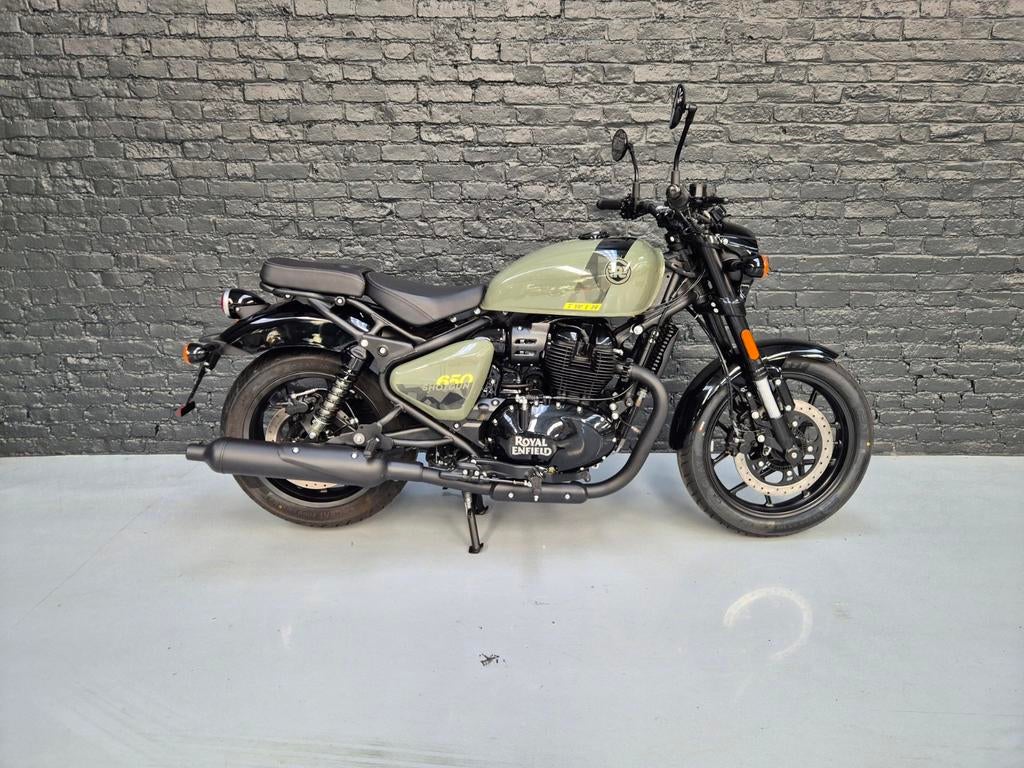 Royal Enfield Shotgun 650 – custom cruiser met attitude, 648 cc, Bedrijf, Overig, Minimaal motorrijbewijs A2