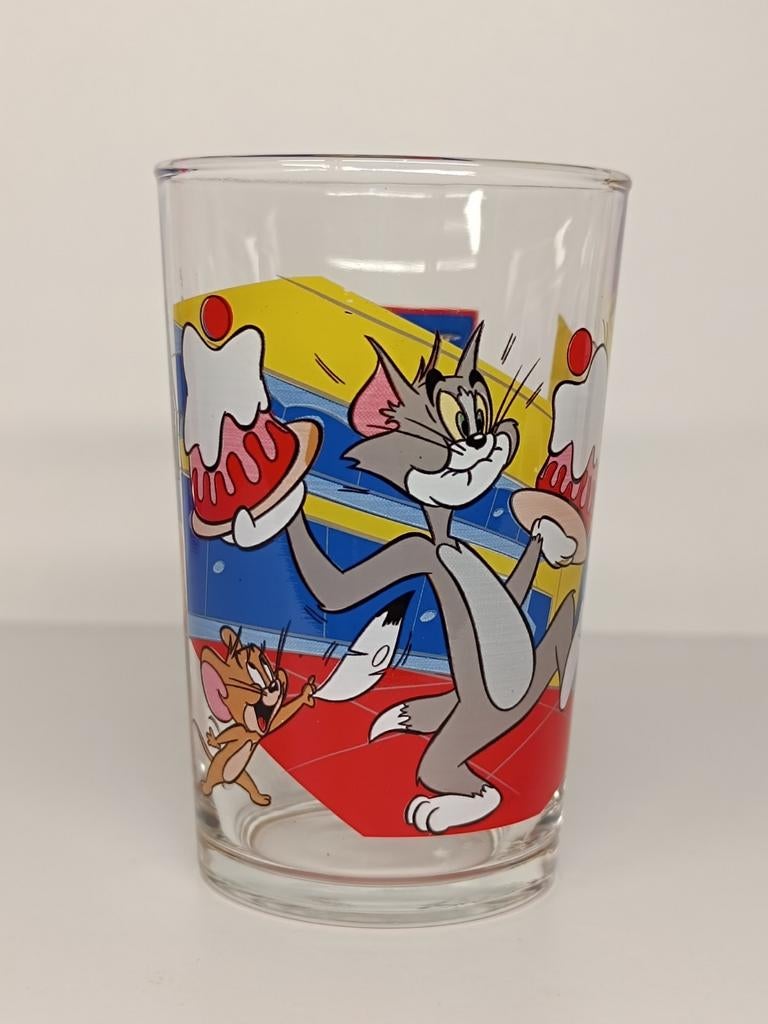 Tom & Jerry Amora vintage glas, Ophalen of Verzenden