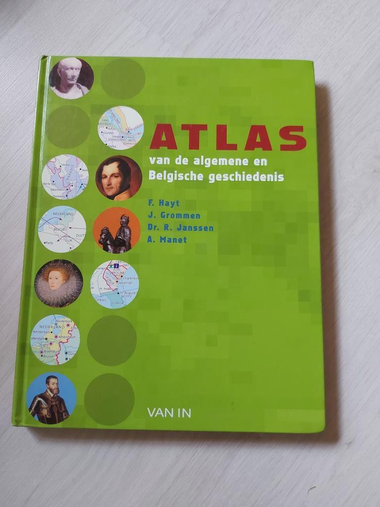 Atlas van de algemene en Belgische geschiedenis, Ophalen of Verzenden, Zo goed als nieuw, Wereld, Overige atlassen