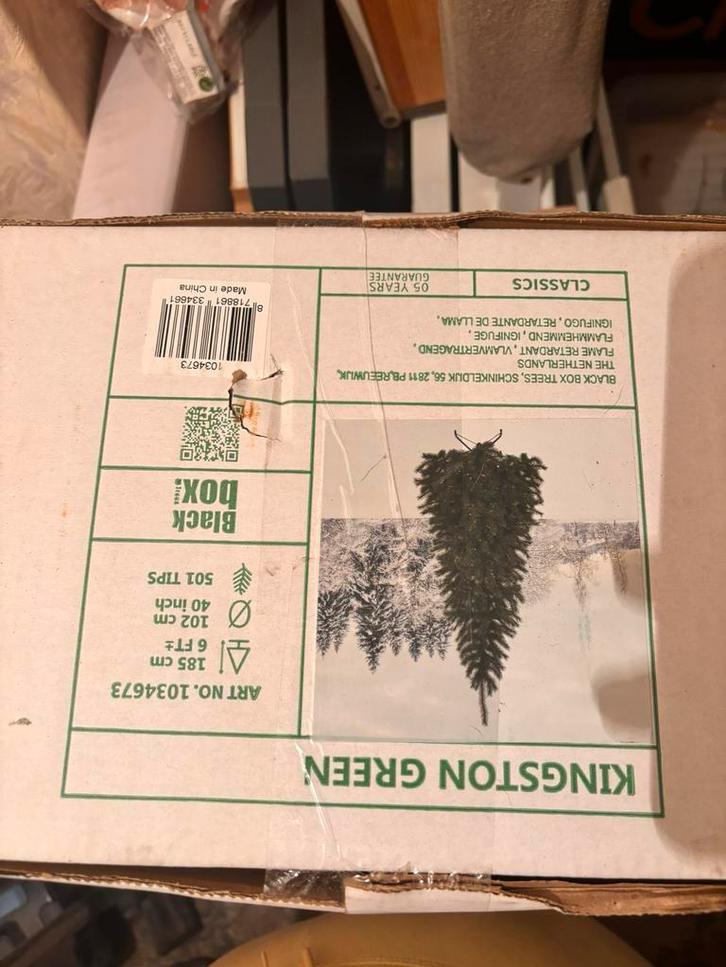 Kingston Kerstboom 185 CM, Ophalen, Zo goed als nieuw