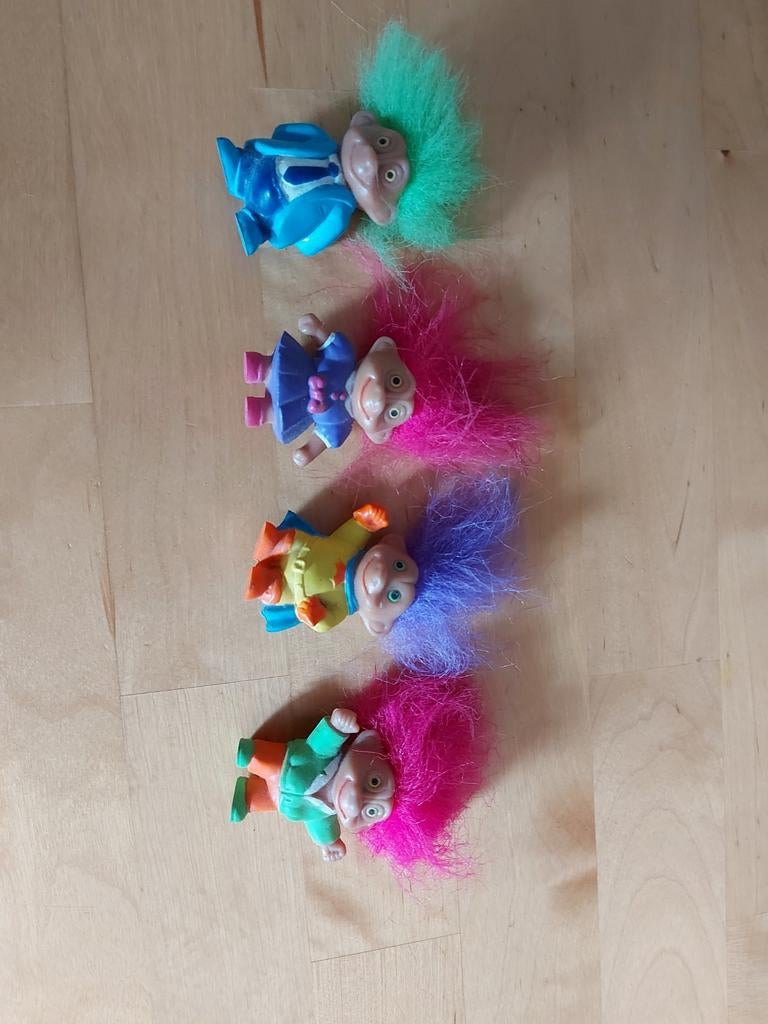 4 trollen uit jaren 90, Ophalen of Verzenden, Gebruikt