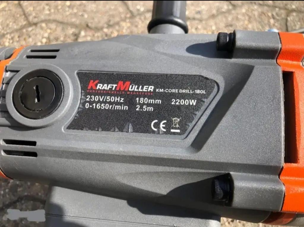 Nieuwe professionele diamantboor 2200watt met statief, Ophalen of Verzenden