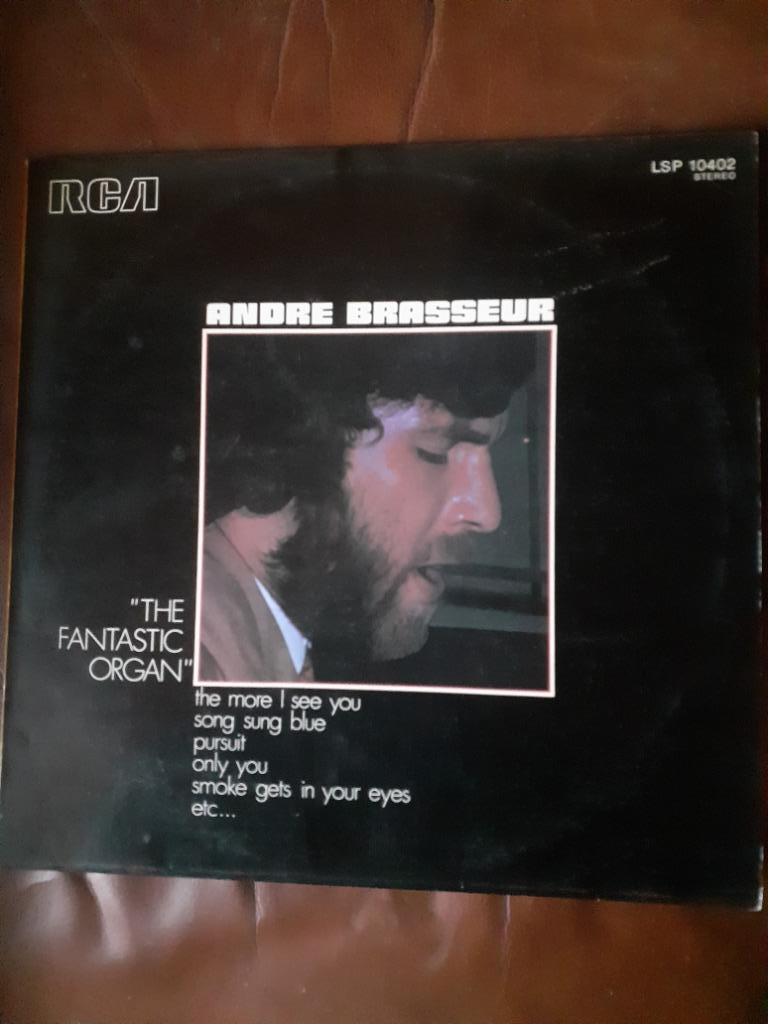 LP André Brasseur : The fantastic organ (Belpop), CD & DVD, Enlèvement ou Envoi