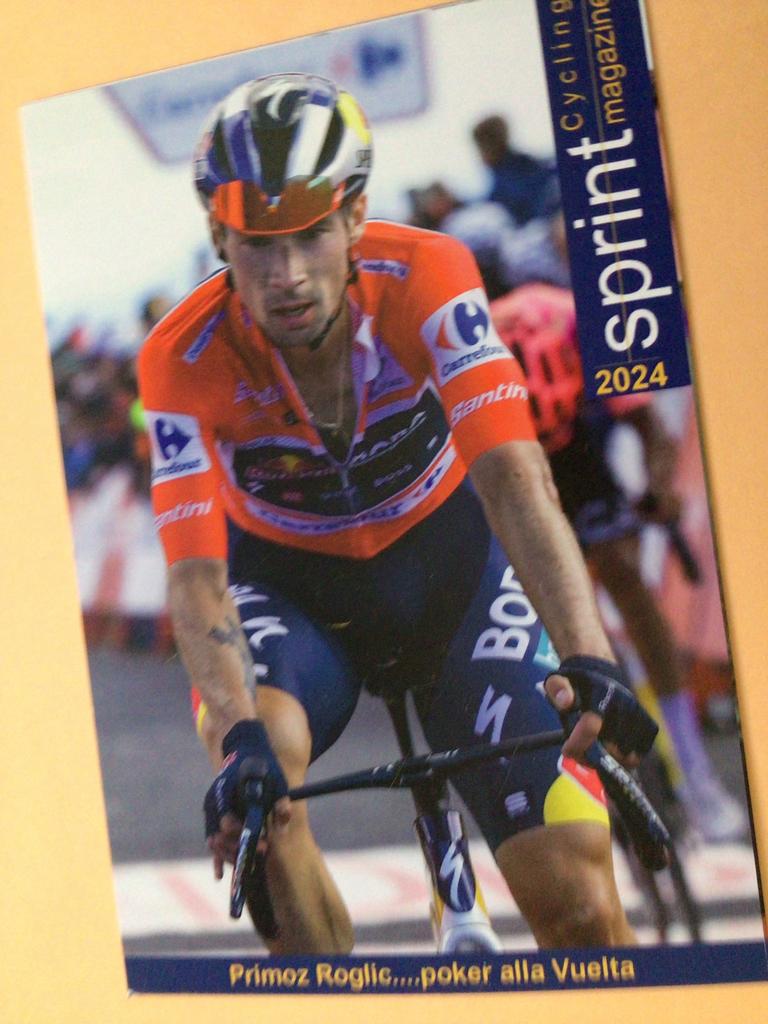wielerkaart 2024 vuelta team  bora  primoz roglic, Envoi, Comme neuf