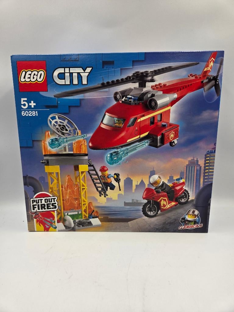 Lego City 60281 Fire Rescue Helicopter, Kinderen en Baby's, Speelgoed | Duplo en Lego, Nieuw, Lego, Complete set, Ophalen of Verzenden