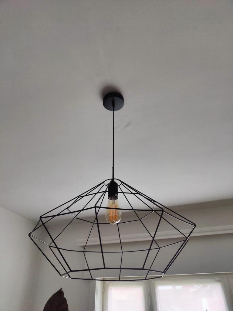 Lampe suspendue industrielle — Lot de 2 (Maison du Monde), Maison & Meubles, Lampes | Suspensions, Enlèvement ou Envoi