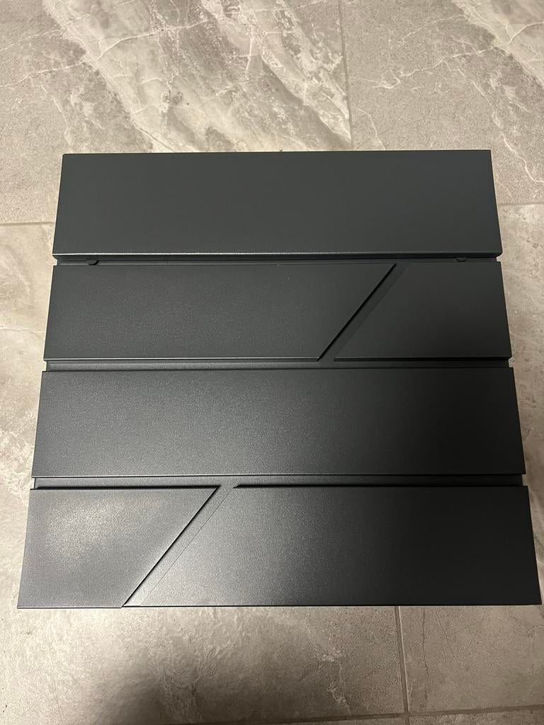 Antraciet Brievenbus voor muur Nieuw, Tuin en Terras, Ophalen, Overige materialen, Nieuw, Wandbrievenbus