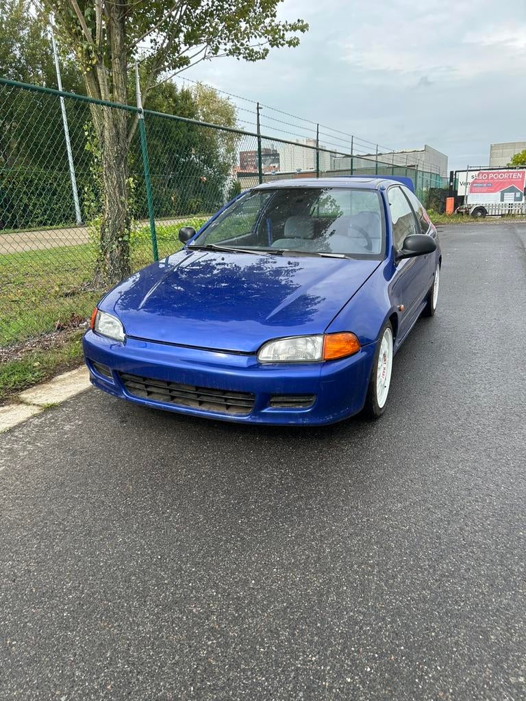 Honda Civic eg4 1992 oldtimer, Auto's, Honda, Voorwielaandrijving, Stof, 4 cilinders, Blauw