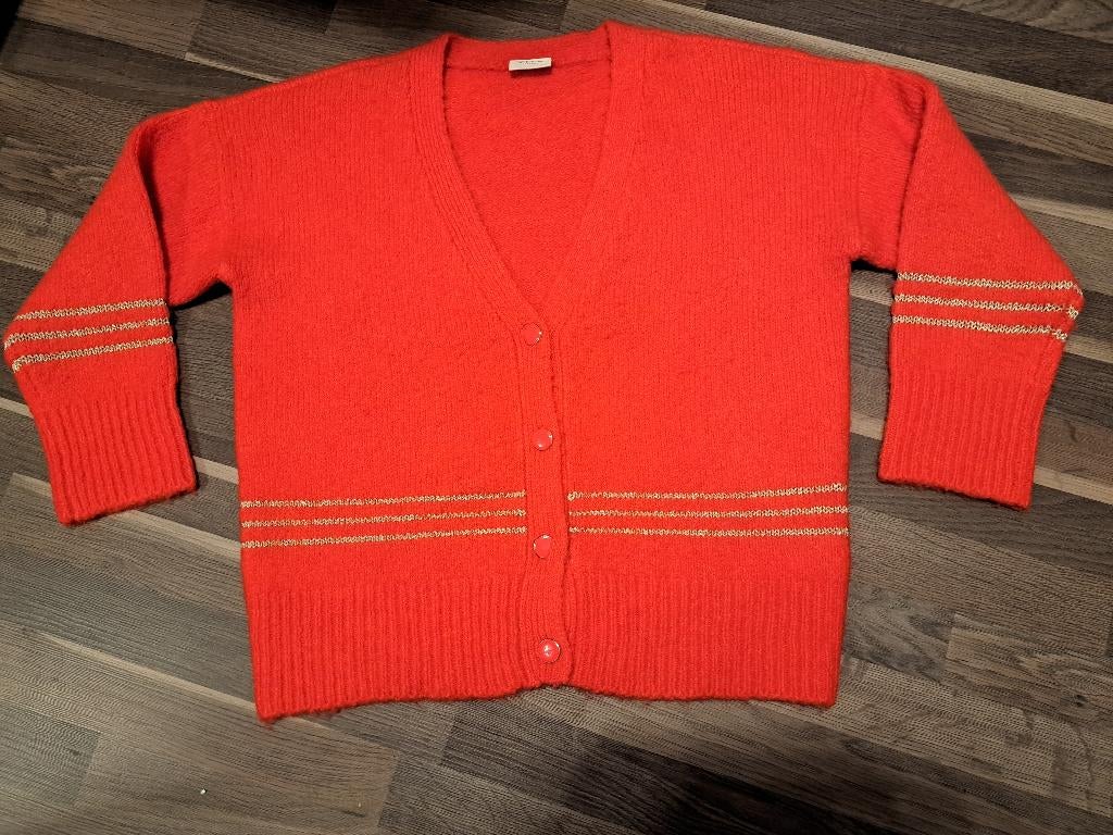 Vila, WE, trui of cardigan met alpaca, of poncho-trui, Mt M, Enlèvement ou Envoi, Comme neuf, Taille 38/40 (M), Vert