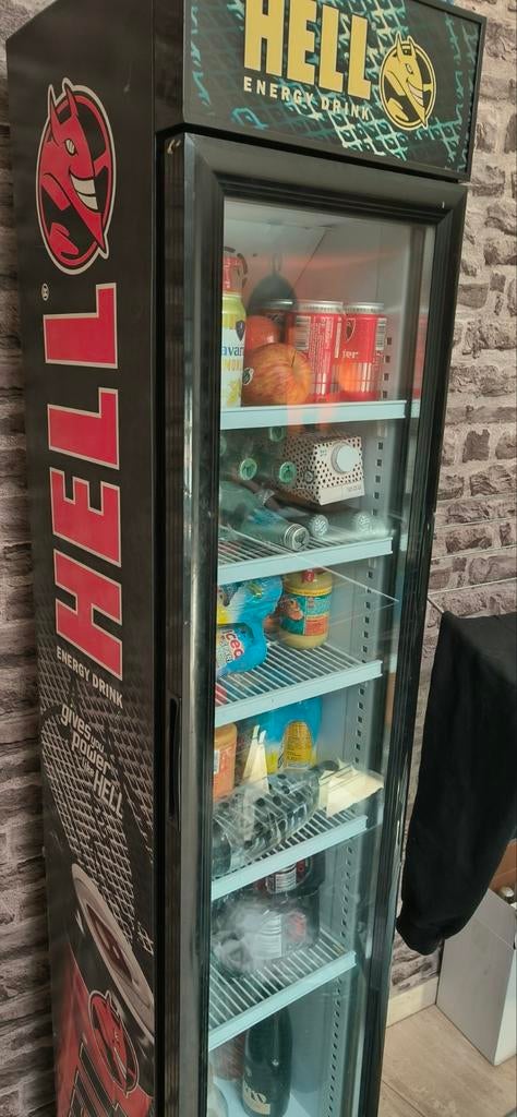 Koeler/ijskast HELL energy, Ophalen