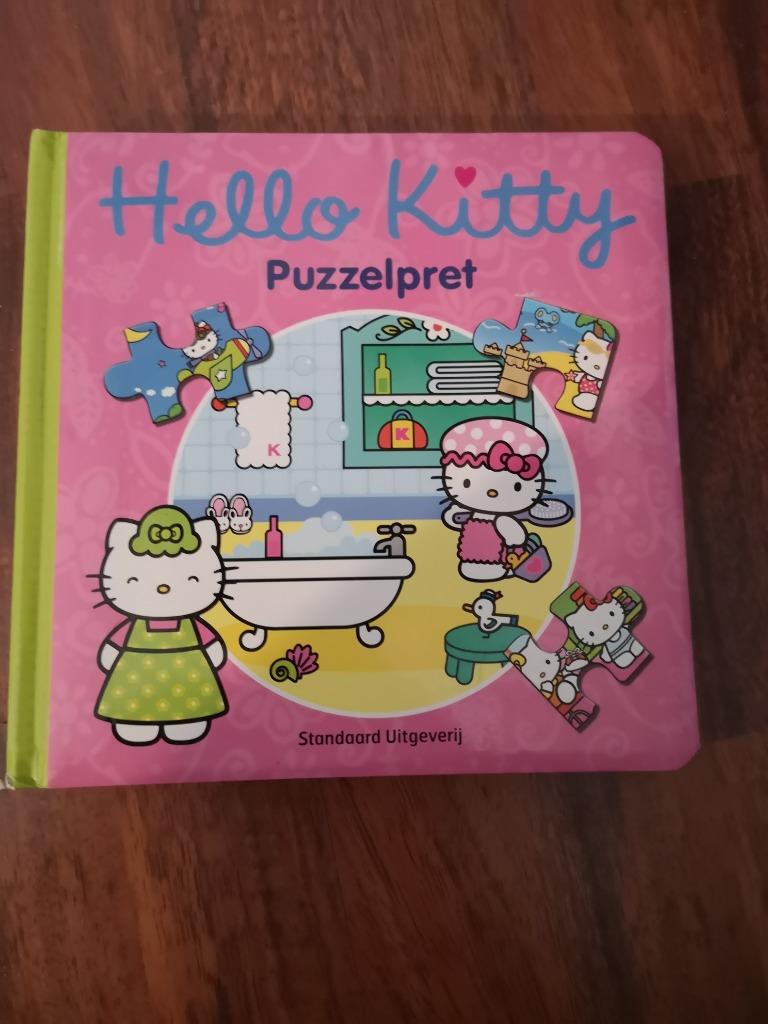 puzzelboek Hello Kitty, Ophalen of Verzenden, Zo goed als nieuw, Taal en Lezen