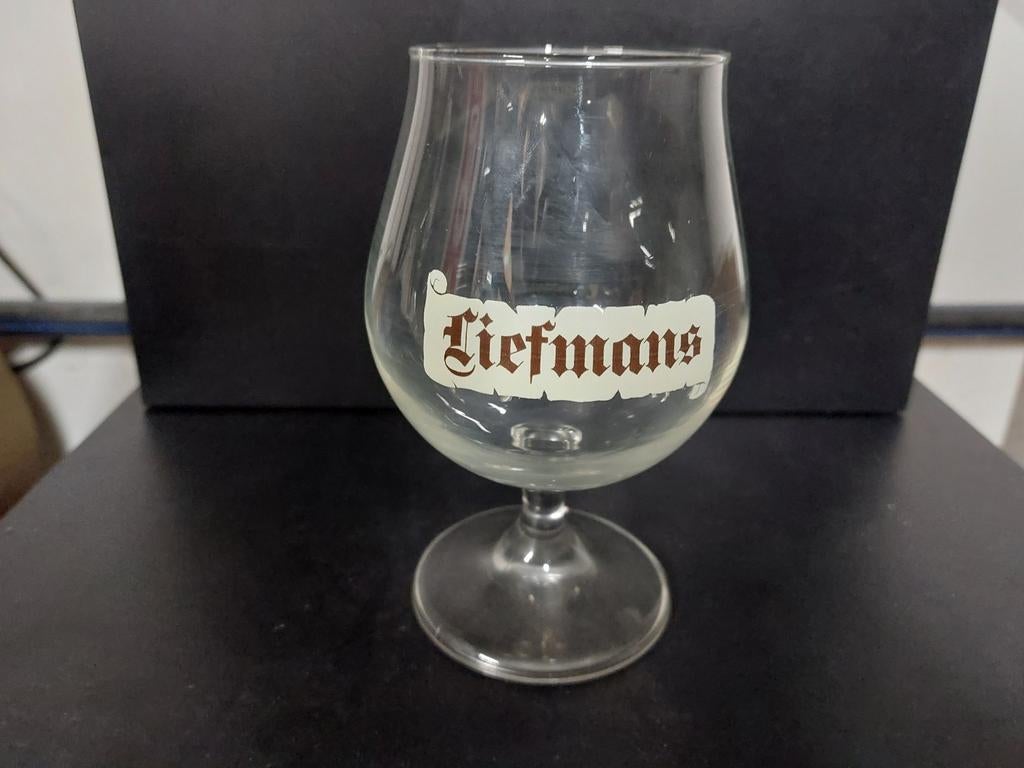 Oud bierglas liefmans, Verzamelen, Ophalen of Verzenden, Zo goed als nieuw, Bierglas