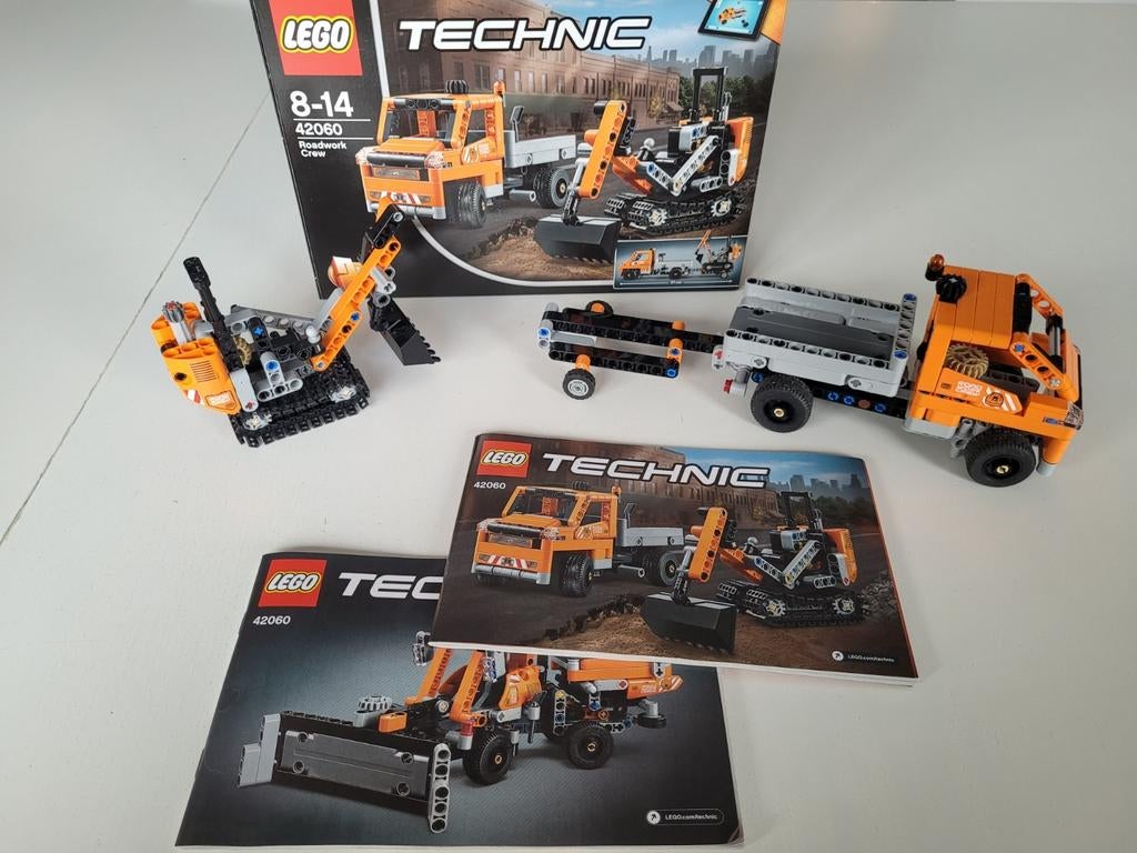 Lego Technic Roadwork Crew 42060, Ophalen of Verzenden, Gebruikt, Lego