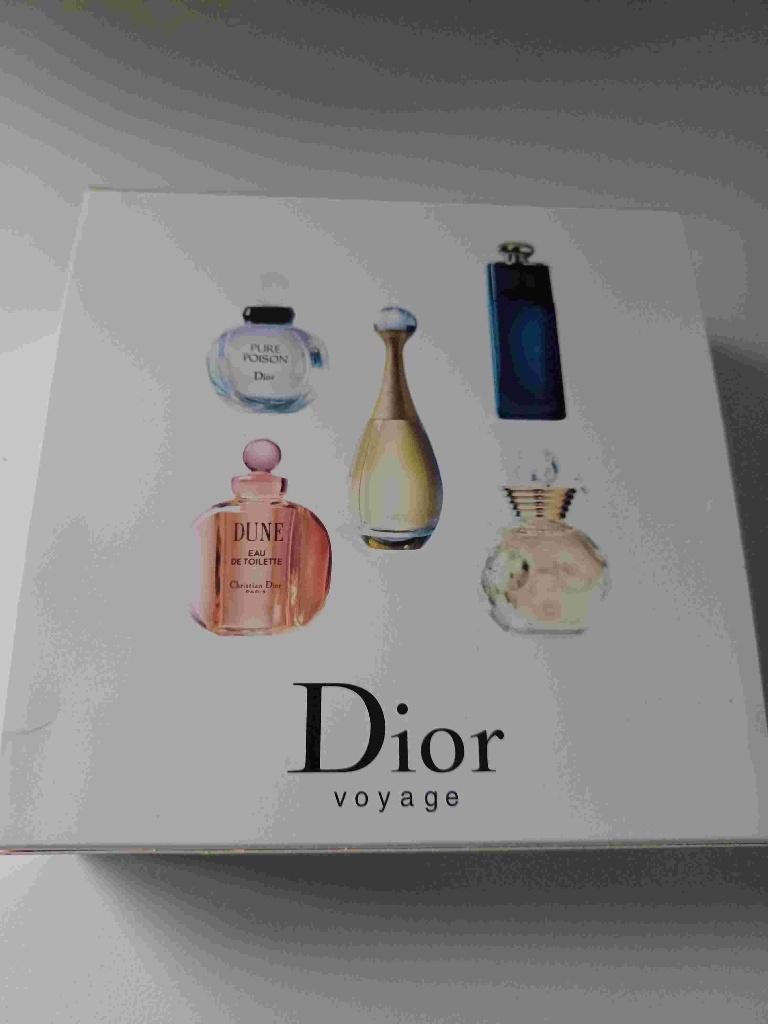 Dior - les parfums de Dior - travel Collection, Collections, Parfums, Comme neuf, Miniature, Plein, Enlèvement ou Envoi