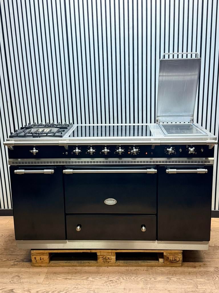 Luxe Lacanche Fornuis keramisch + Wokpit & Plancha 150 cm, Elektronische apparatuur, Ovens, Oven, Hete lucht, 60 cm of meer, Ophalen of Verzenden