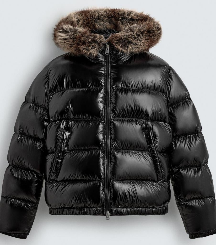 Zara XL donsjack NIEUWE veren, Ophalen of Verzenden, Zwart