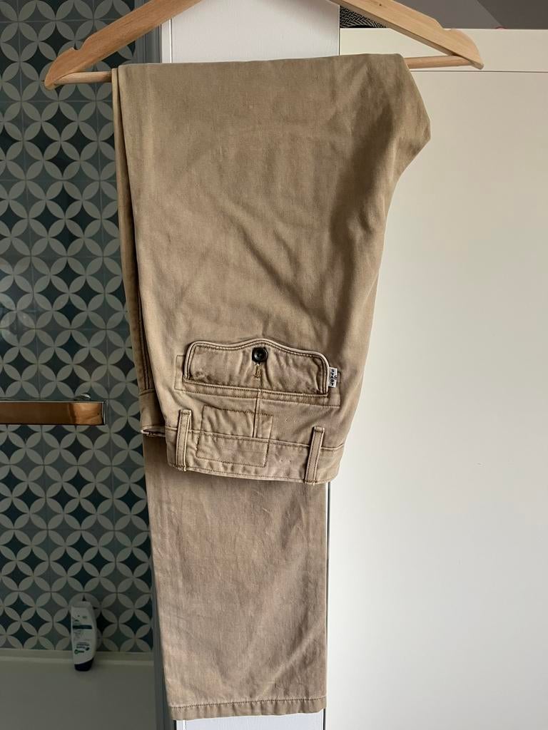 Levi's man 501, Kleding | Heren, Broeken en Pantalons, Zo goed als nieuw, Overige maten, Beige, Ophalen of Verzenden